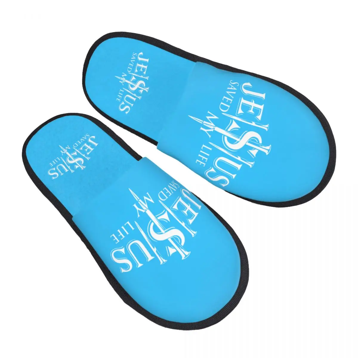 Custom Jesus Saved My Life House Slippers Women Soft Memory Foam Christ Religion Christian Faith Slip On Spa Slipper Shoes
Custom Jesus Saved My Life House Slippers Women Soft Memory Foam Christ Religion Christian Faith Slip On Spa Slipper Shoes
