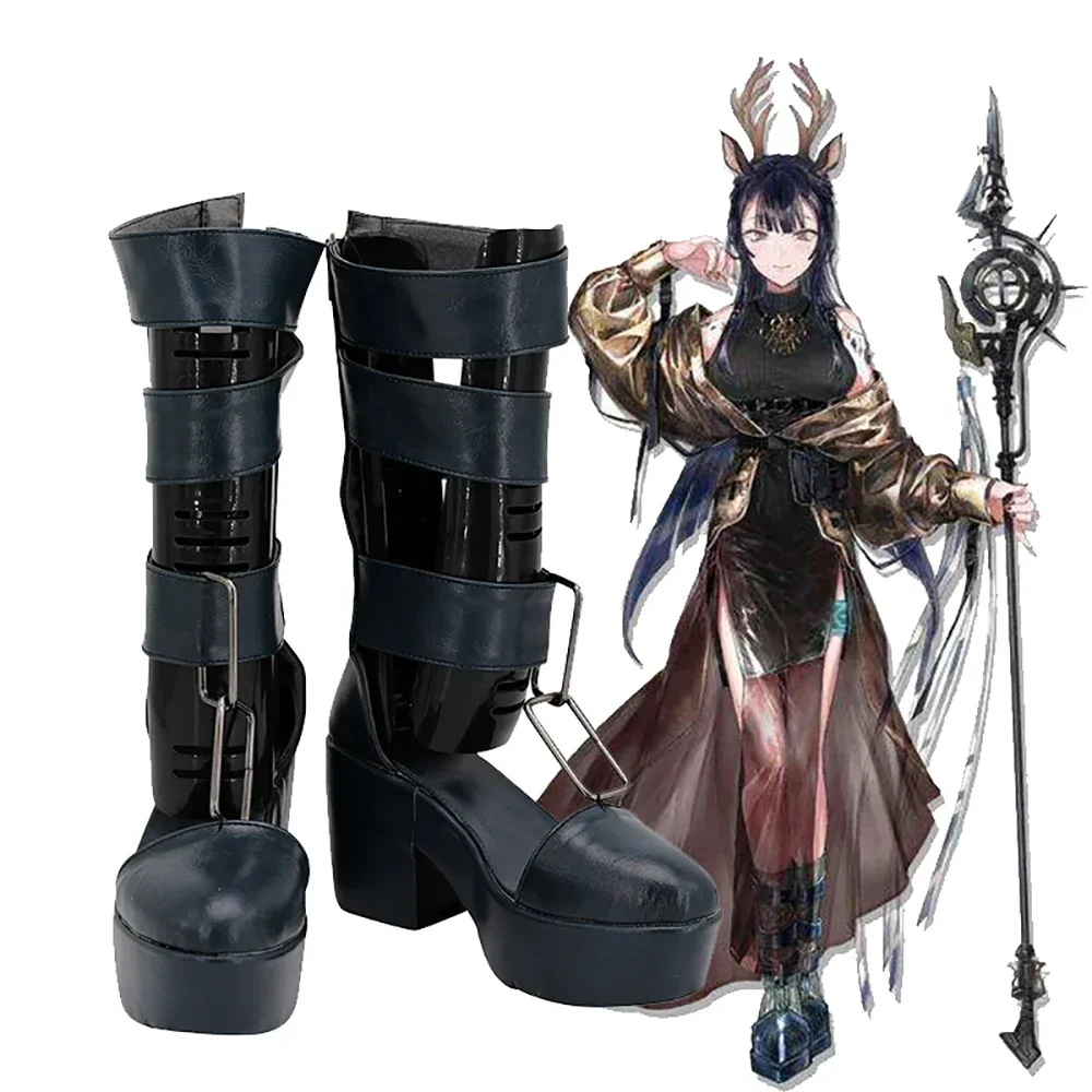Game Arknights Tsukinogi Cosplay Boots Customized Leather Shoes for Men and Women
Game Arknights Tsukinogi Cosplay Boots Customized Leather Shoes for Men and Women