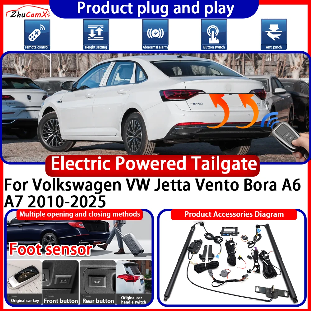 ZhuCamX OEM Powered Tailgate for Volkswagen VW Jetta Vento Bora A6 A7 2010-2025 anti pinch Smart Intelligent Control Gate Lift
ZhuCamX OEM Powered Tailgate for Volkswagen VW Jetta Vento Bora A6 A7 2010-2025 anti pinch Smart Intelligent Control Gate Lift