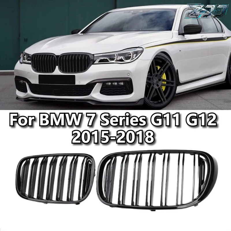 Car Front Hood Grille Kidney Front Bumper Grill Double Line Replacement For BMW 7 Series G12 G11 2015-2018 Accessories
Car Front Hood Grille Kidney Front Bumper Grill Double Line Replacement For BMW 7 Series G12 G11 2015-2018 Accessories