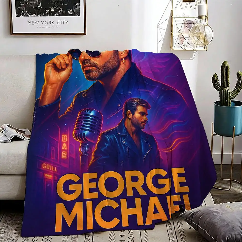 Home decor George Michael Throw Lightweight 240g Flannel Blanket Soft Skin-friendly for Summer Cooling
Home decor George Michael Throw Lightweight 240g Flannel Blanket Soft Skin-friendly for Summer Cooling