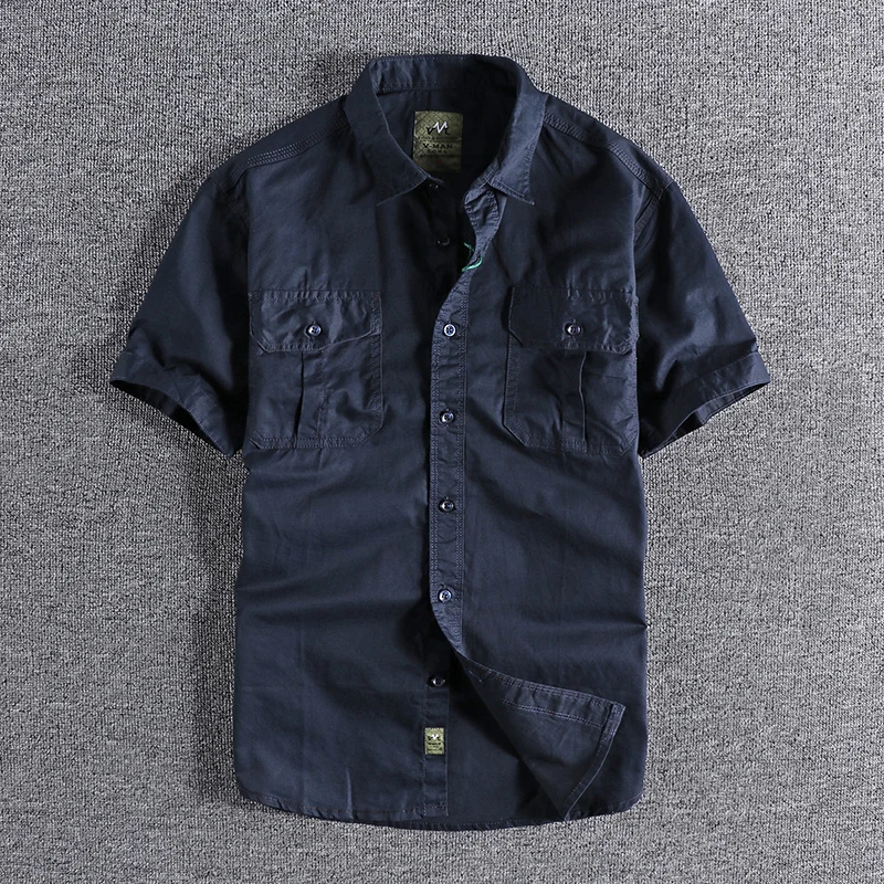 Rugged Minimalist 3D Pocket Collar Shirt Men Retro Color Summer Slim Fit Short Sleeve T-Shirt Youth Fashion Breathable ...
Rugged Minimalist 3D Pocket Collar Shirt Men Retro Color Summer Slim Fit Short Sleeve T-Shirt Youth Fashion Breathable ...