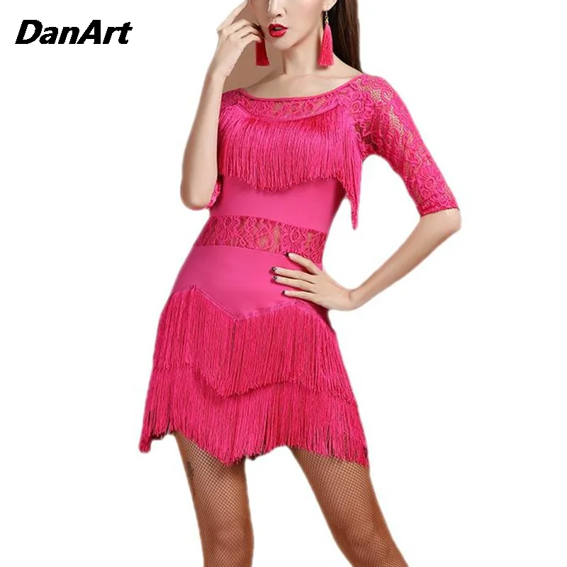 Sexy Women Lace Fringe Latin Dance Professional DressTassels Bodycon Dress Flapper Gatsby Tango Samba Rumba Ballroom Costumes
Sexy Women Lace Fringe Latin Dance Professional DressTassels Bodycon Dress Flapper Gatsby Tango Samba Rumba Ballroom Costumes