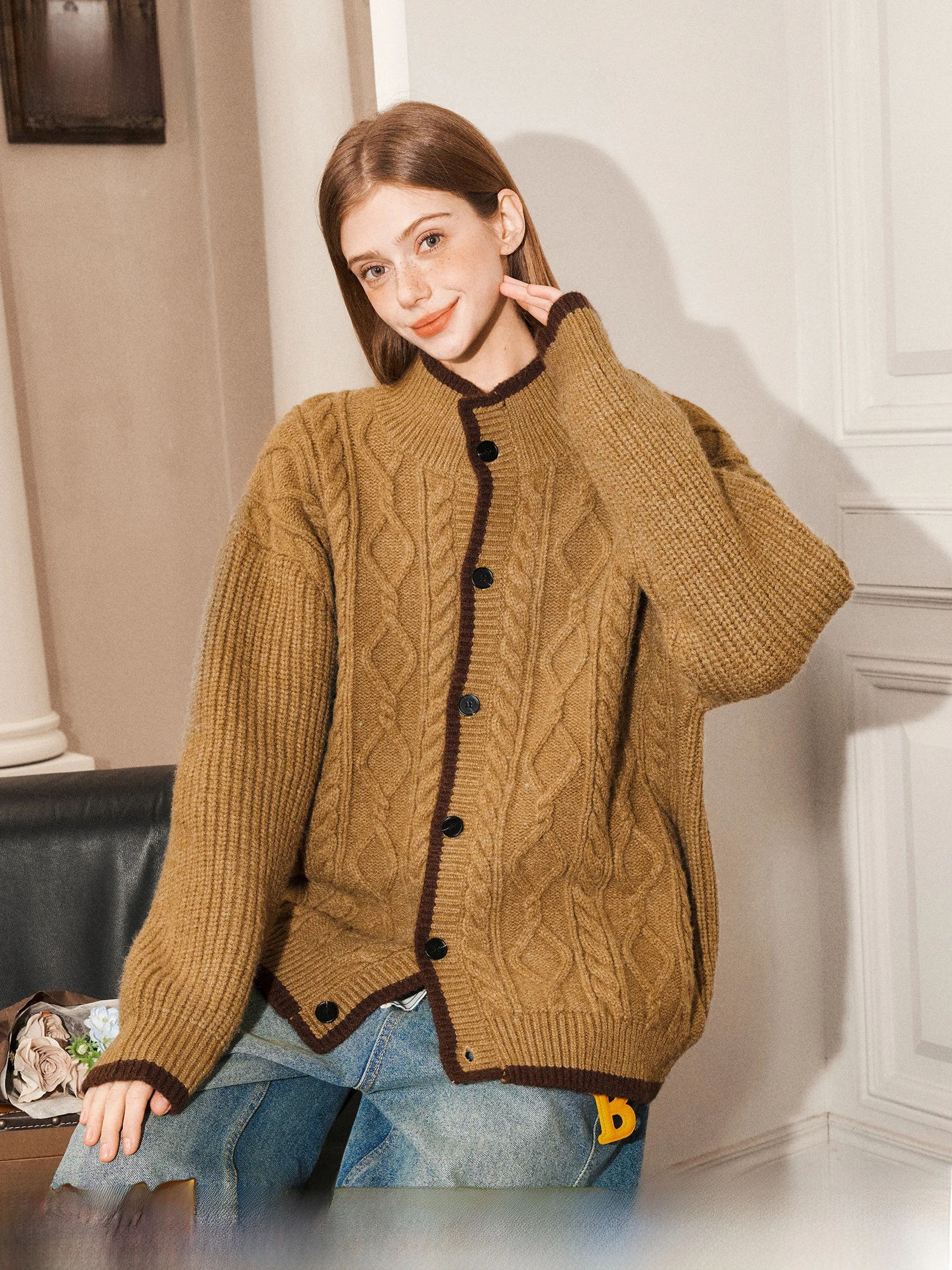 Beetel Town Women's Knitted Open Cardigan Casual Loose Sle Color Blo Lazy Faion Autumn Winter New Arrival Long Sve H...
Beetel Town Women's Knitted Open Cardigan Casual Loose Sle Color Blo Lazy Faion Autumn Winter New Arrival Long Sve H...