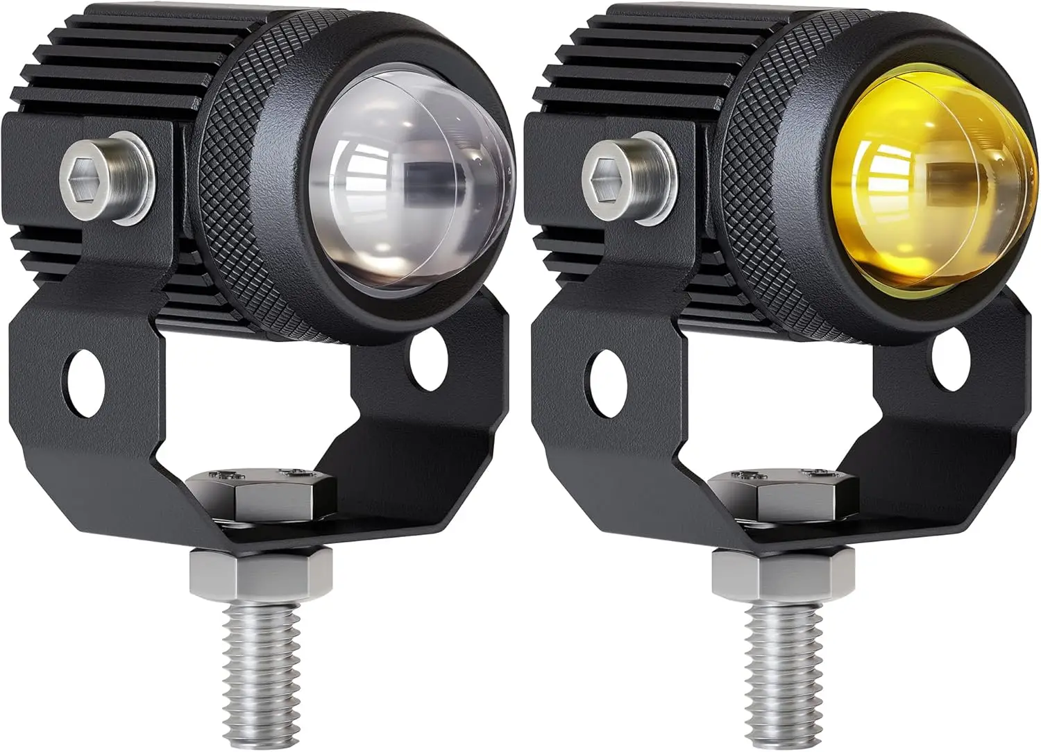 Motorcycle LED Driving Fog Lights 60W White and Amber LED Pods Projector Lights 1.3" Aux Spotlight
Motorcycle LED Driving Fog Lights 60W White and Amber LED Pods Projector Lights 1.3" Aux Spotlight