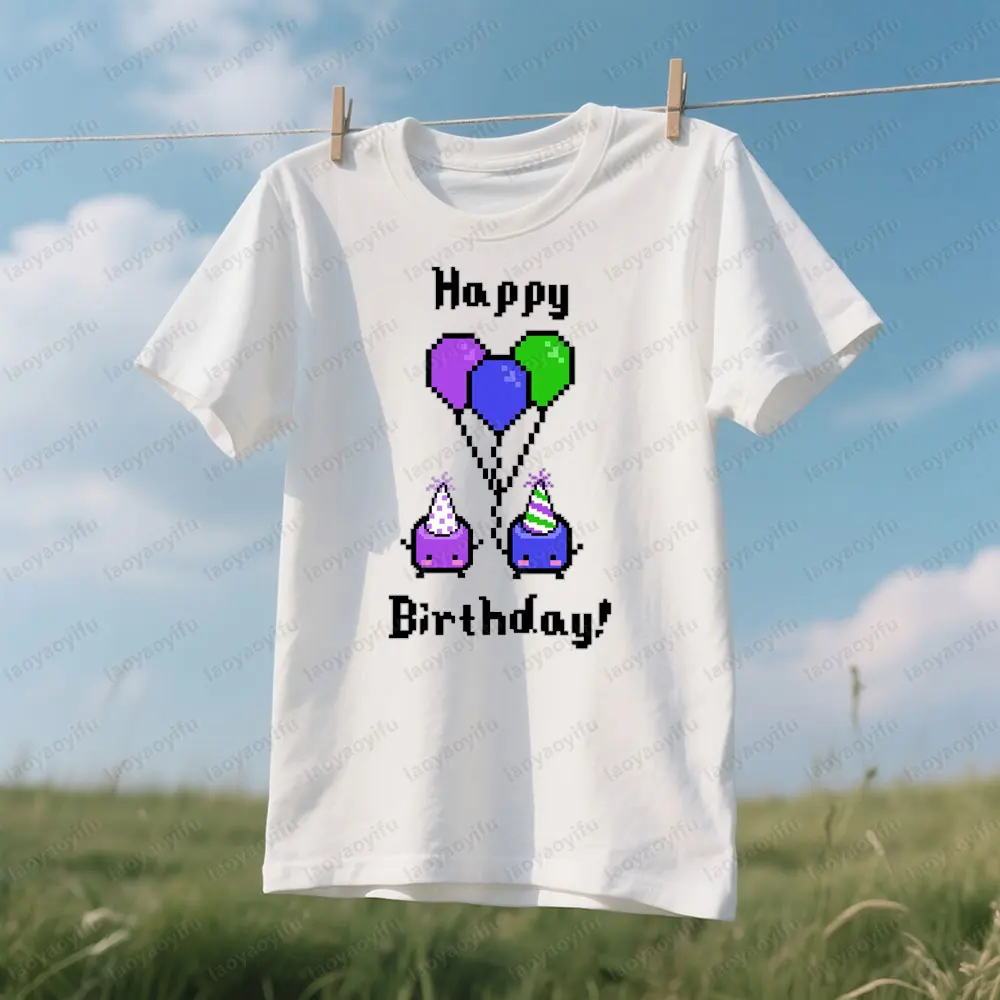 Stardew Valley Series Junimos Happy Birthday Tshirt Game Enthusiast Men Women Casual Summer Round Neck Cotton Short Sleeve
Stardew Valley Series Junimos Happy Birthday Tshirt Game Enthusiast Men Women Casual Summer Round Neck Cotton Short Sleeve