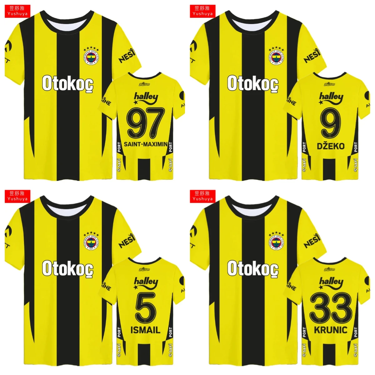 Летняя распродажа 202, футбольная футболка Super Fenerbahce Dzeko, мужская и женская футболка с короткими рукавами для фанатов, спортивная футболка с 3D принтом
Летняя распродажа 202, футбольная футболка Super Fenerbahce Dzeko, мужская и женская футболка с короткими рукавами для фанатов, спортивная футболка с 3D принтом