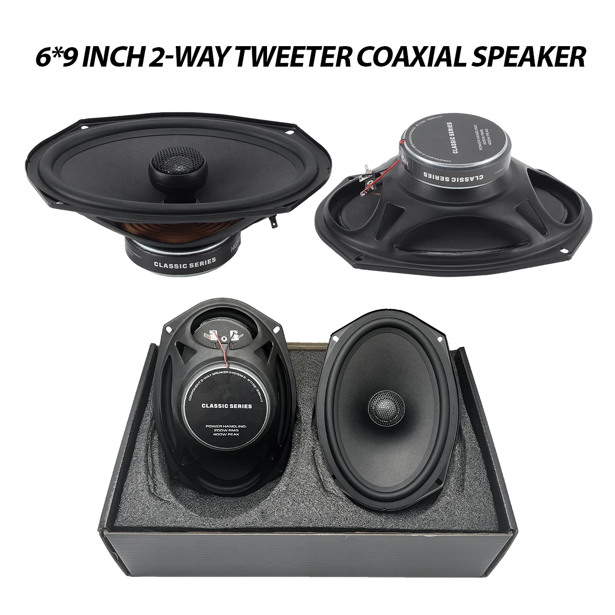 Zeming 6*9 Inch Ferrite Magnet 88DB Coaxial Car Speakers 180W 2-Way Audio Iron Car Speakers YS-6901 6x9 Iron Universal Fit 12V
Zeming 6*9 Inch Ferrite Magnet 88DB Coaxial Car Speakers 180W 2-Way Audio Iron Car Speakers YS-6901 6x9 Iron Universal Fit 12V