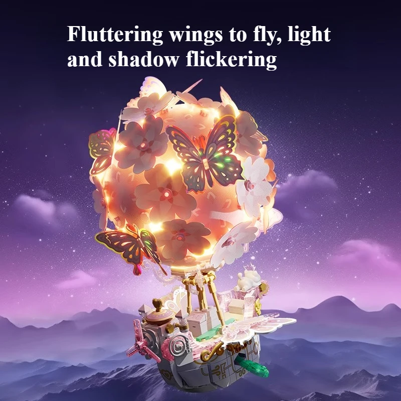 SEMBO Cherry Blossom Hot Air Balloon Building Block Assembly Model DIY Puzzle Toys Home Desktop Decorations Girl's Holiday Gift
SEMBO Cherry Blossom Hot Air Balloon Building Block Assembly Model DIY Puzzle Toys Home Desktop Decorations Girl's Holiday Gift