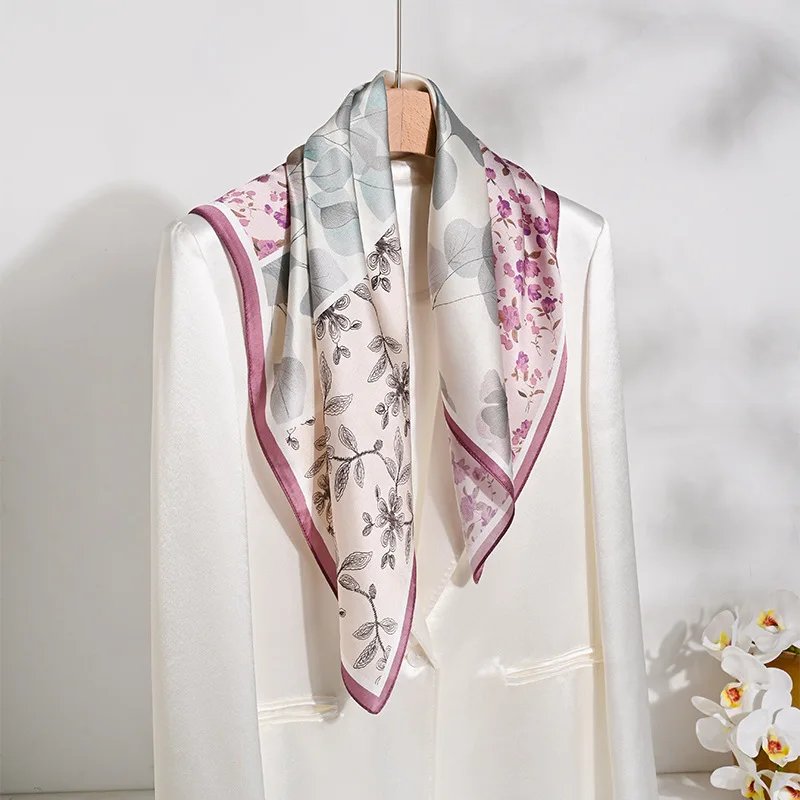 Scarf Silk Women Square Neck Head Wrap Handker Chief Thin Sun Protection Accessory For Office Lady Spring Holiday Luxury
Scarf Silk Women Square Neck Head Wrap Handker Chief Thin Sun Protection Accessory For Office Lady Spring Holiday Luxury