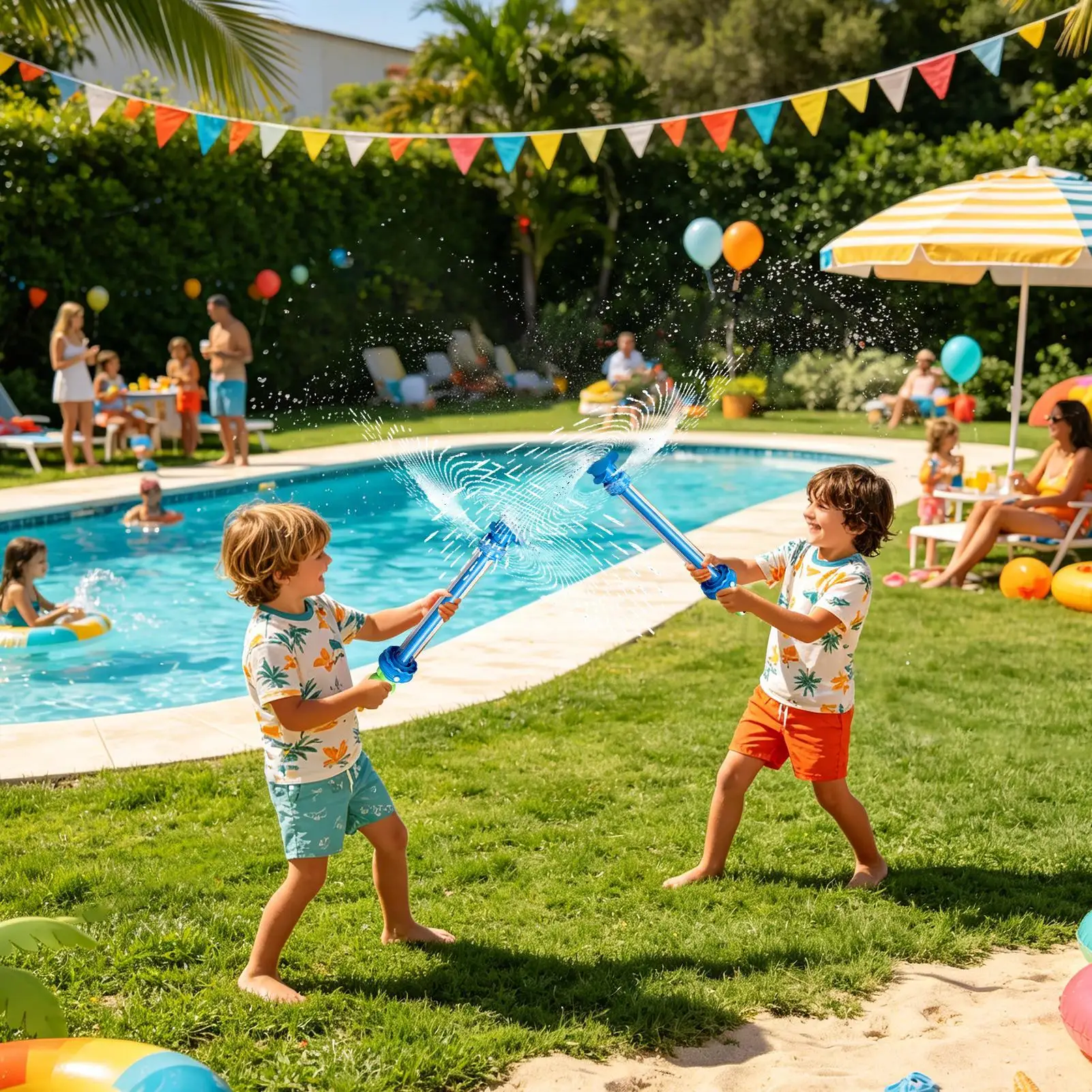 Water Stick Toy Automatic Rotating Squirting Play Toy Water Sprayer Stick For Outdoor Beach Backyard Swimming Pool Lawn Garden
Water Stick Toy Automatic Rotating Squirting Play Toy Water Sprayer Stick For Outdoor Beach Backyard Swimming Pool Lawn Garden