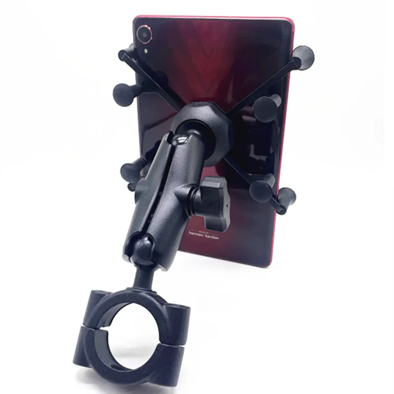 Bike Tablet Holder Mount with Thin Pipe Clamp Double socket arm for 7-8 inch Tablet PC Compatible with Ram Mount
Bike Tablet Holder Mount with Thin Pipe Clamp Double socket arm for 7-8 inch Tablet PC Compatible with Ram Mount