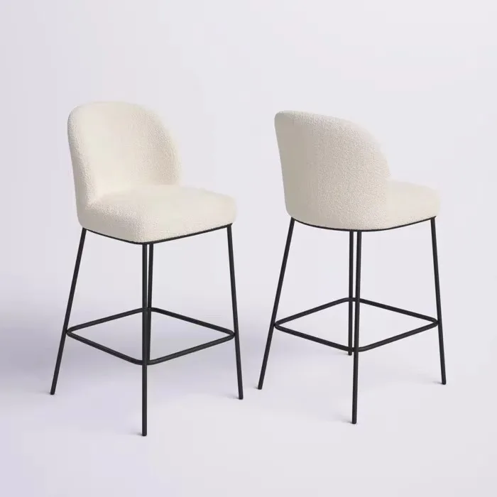 Modern Simple Stool Designer Versatile Bar Cafe Lamb Fleece Fabric Backrest Island Bar Chair
Modern Simple Stool Designer Versatile Bar Cafe Lamb Fleece Fabric Backrest Island Bar Chair