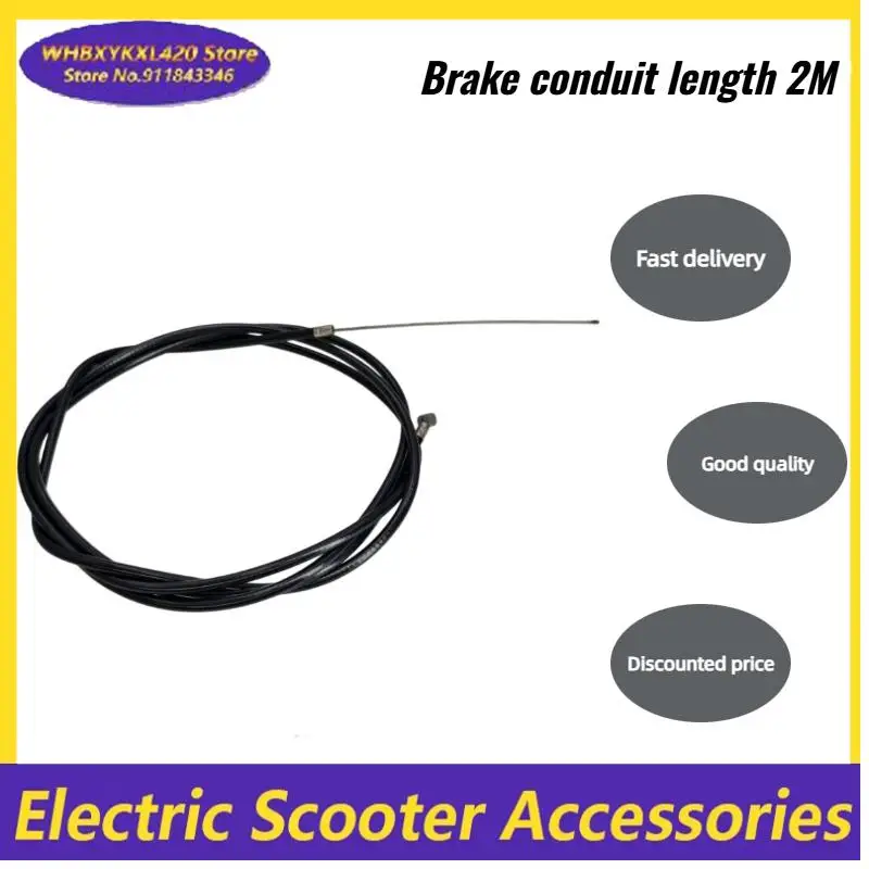 2M Electric Scooter Brake Cable 200cm Brake Line Wire for Kick Scooter E-Bike Bicycle Replacement Accessories
2M Electric Scooter Brake Cable 200cm Brake Line Wire for Kick Scooter E-Bike Bicycle Replacement Accessories