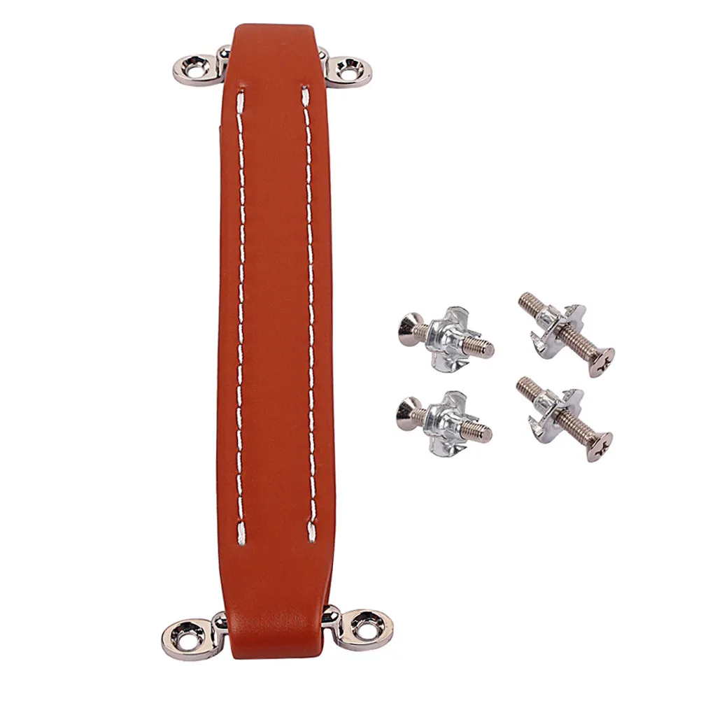 Guitar Amplifier Handle Strap Light Brown PU Heavy Duty Reinforced Metal Bar for Amp Speaker Cabinet Portable
Guitar Amplifier Handle Strap Light Brown PU Heavy Duty Reinforced Metal Bar for Amp Speaker Cabinet Portable