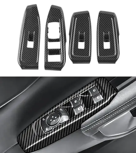 Carbon Fiber Style Door Panel Trim For Window And Lock Switches Fit 2024–2026 Ford Ranger SuperCrew Interior Upgrade
Carbon Fiber Style Door Panel Trim For Window And Lock Switches Fit 2024–2026 Ford Ranger SuperCrew Interior Upgrade