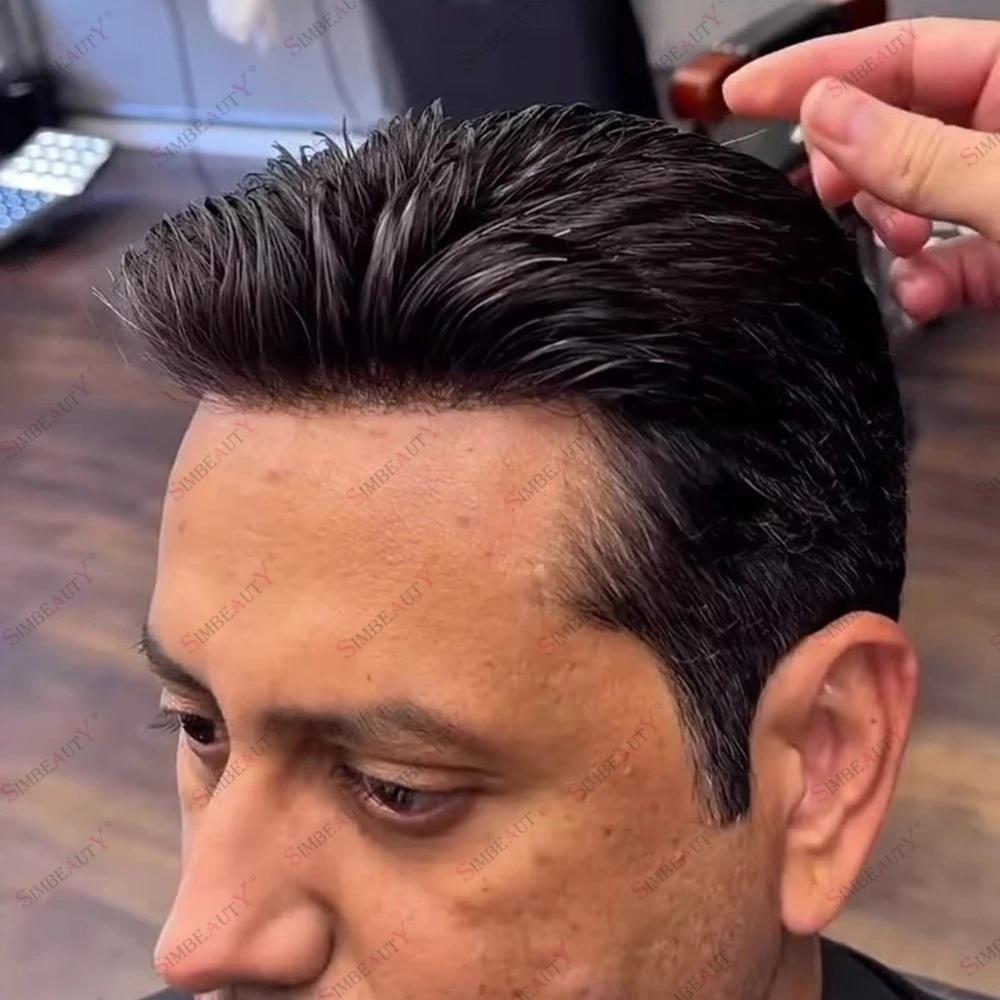 Undetectable Poly Skin Scalloped Natural Hairline Human Hair Men's Toupee Black Hair Black Men Hairloss Solution Prosthesis Wig
Undetectable Poly Skin Scalloped Natural Hairline Human Hair Men's Toupee Black Hair Black Men Hairloss Solution Prosthesis Wig