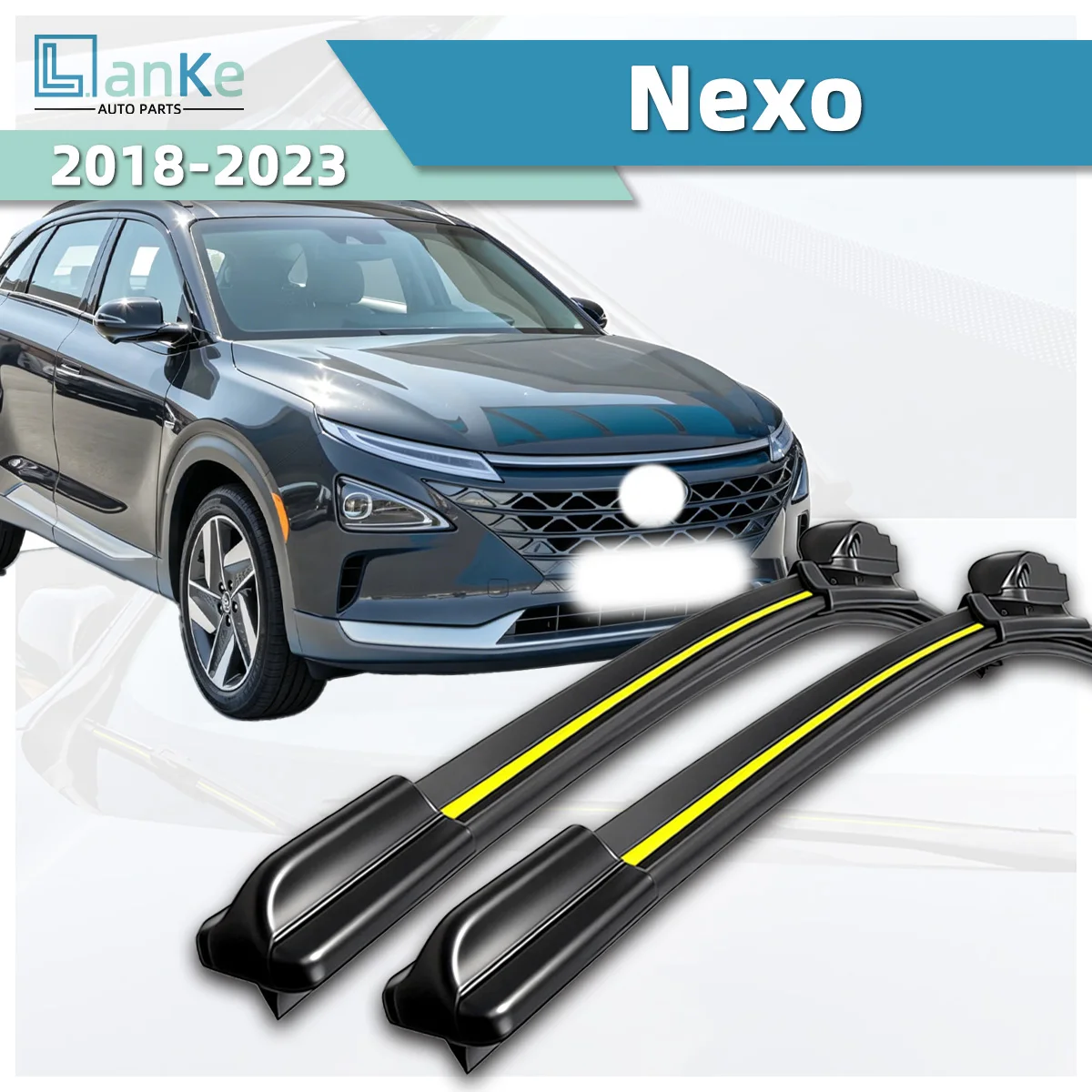 Lanke Wiper Fit For Hyundai Nexo (2018-2023) Natural Rubber Strip Boneless Silent Car Front Windshield Wipers Blade Auto Parts
Lanke Wiper Fit For Hyundai Nexo (2018-2023) Natural Rubber Strip Boneless Silent Car Front Windshield Wipers Blade Auto Parts