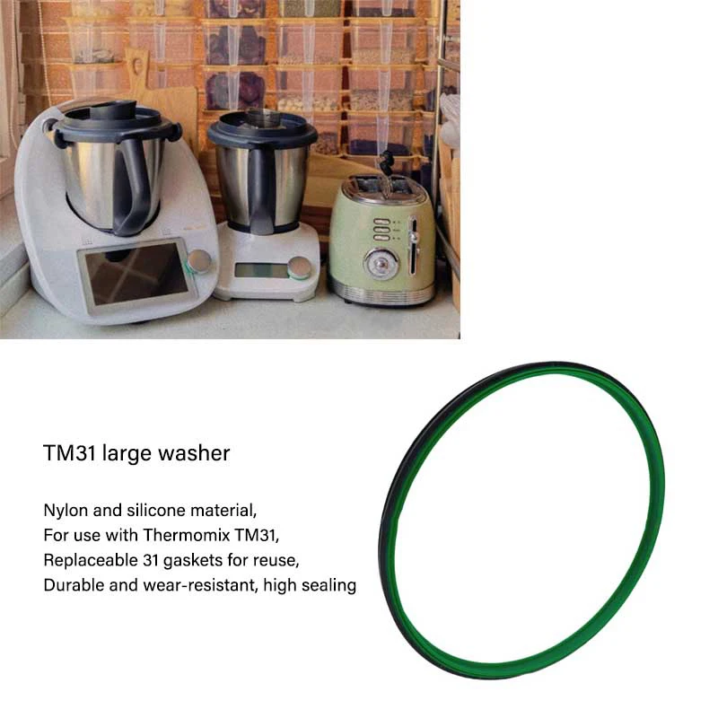 Large Sealing Ring For TM31 Cover Sealed Gasket Make Coffee Accessories -2nd Generation Upgrade Kitchen Accessories
Large Sealing Ring For TM31 Cover Sealed Gasket Make Coffee Accessories -2nd Generation Upgrade Kitchen Accessories