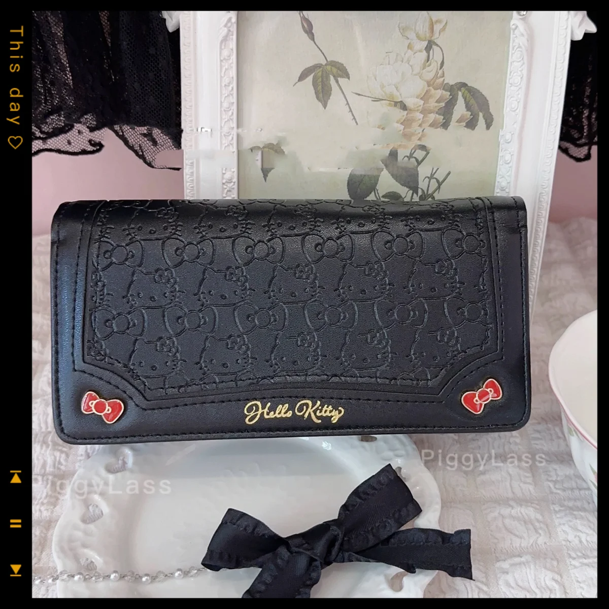 Kawaii hello kitty black long wallet zipper cute anime peripheral cartoon card holder travel passport ladies PU birthday gift
Kawaii hello kitty black long wallet zipper cute anime peripheral cartoon card holder travel passport ladies PU birthday gift