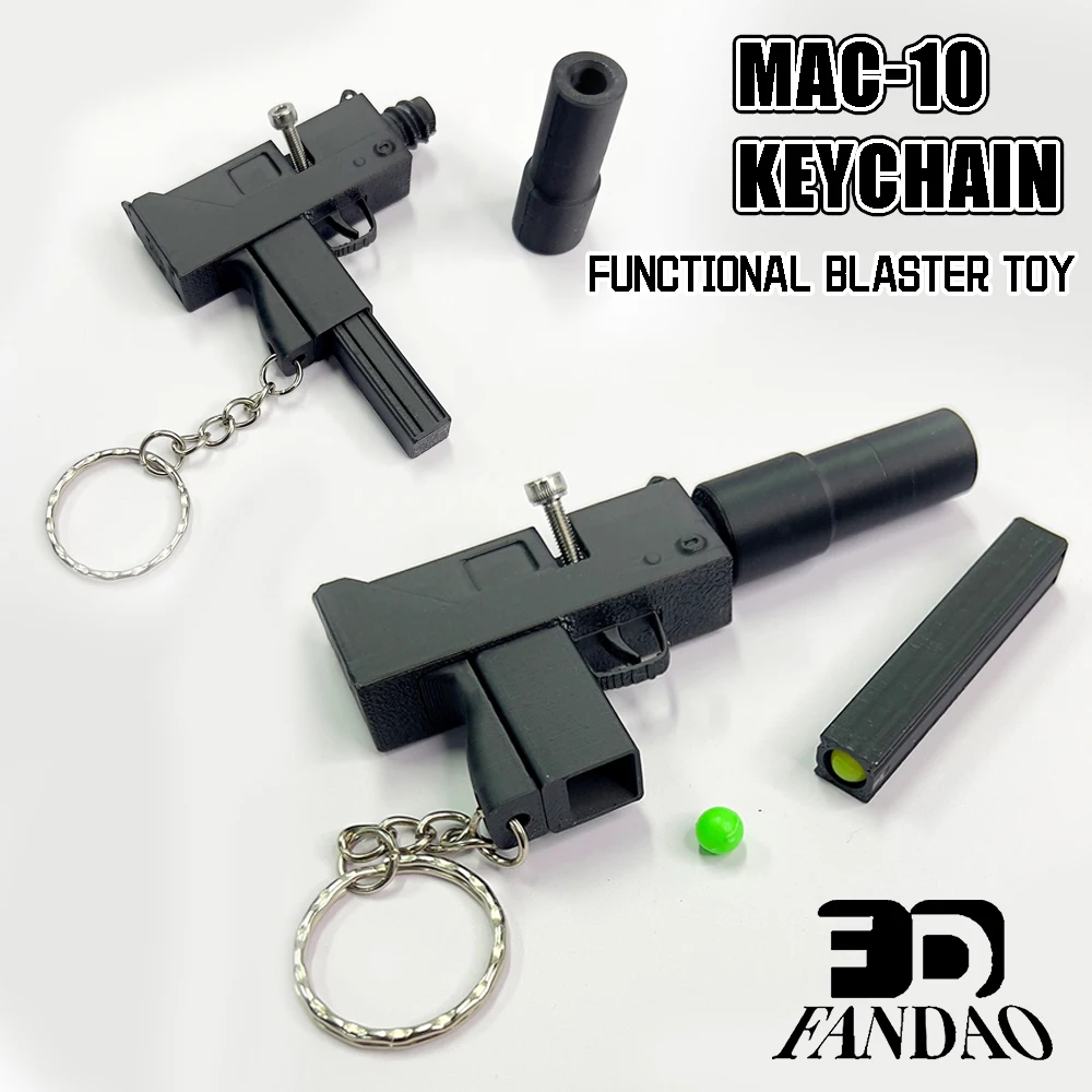 Миниатюрный 3D-печатный брелок MAC-10: функциональная игрушечная модель пистолета, компактная модель огнестрельного оружия, съемный глушитель, магазин на 8 шариков BB.
Миниатюрный 3D-печатный брелок MAC-10: функциональная игрушечная модель пистолета, компактная модель огнестрельного оружия, съемный глушитель, магазин на 8 шариков BB.