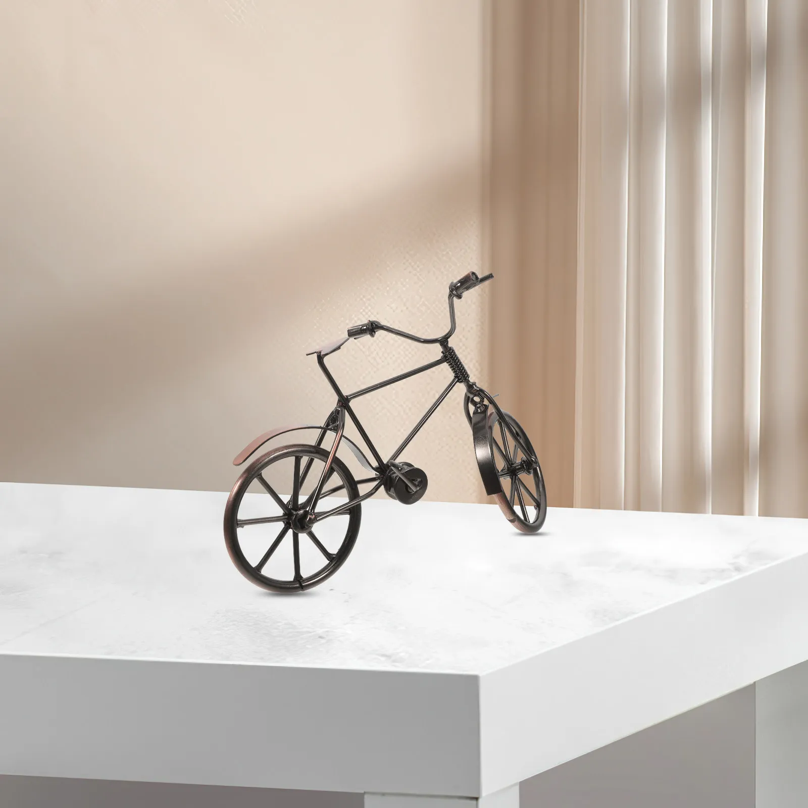 Retro Vintage Iron Bicycle Desktop Ornament Handmade Metal Sculpture Home Office Decor Miniature Bicycle Simulation
Retro Vintage Iron Bicycle Desktop Ornament Handmade Metal Sculpture Home Office Decor Miniature Bicycle Simulation