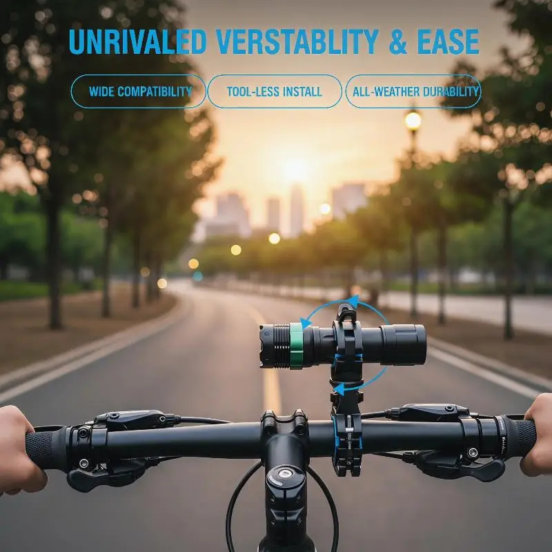 Bicycle Flashlight Holder, Lamp Holder, Night Riding Headlight Holder, Lamp Clip, Mountain Bike Riding Bike Accessories 1PC
Bicycle Flashlight Holder, Lamp Holder, Night Riding Headlight Holder, Lamp Clip, Mountain Bike Riding Bike Accessories 1PC