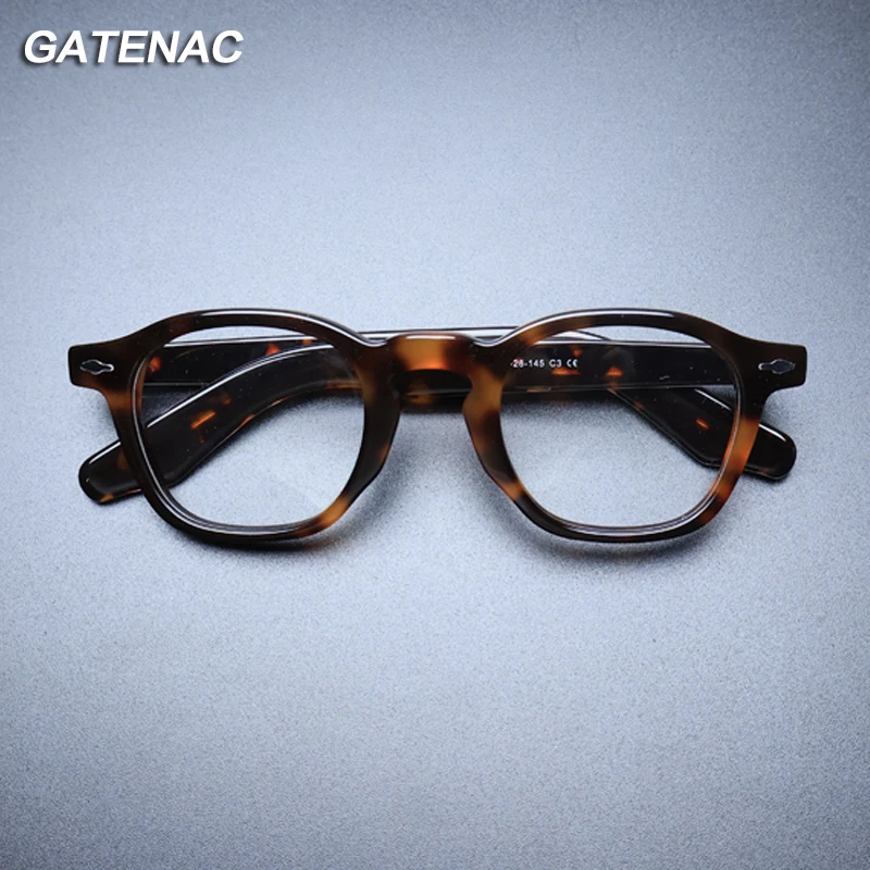 Gatenac Acetate Glasses Frame Men Vintage Square Myopia Prescription Eyeglasses Frame Retro Women Luxury Brand Designer Eyewear
Gatenac Acetate Glasses Frame Men Vintage Square Myopia Prescription Eyeglasses Frame Retro Women Luxury Brand Designer Eyewear
