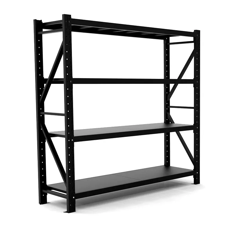 Frosted black shelf, multi-layer household balcony, basement warehouse room, storage rack, light medium storage rack
Frosted black shelf, multi-layer household balcony, basement warehouse room, storage rack, light medium storage rack