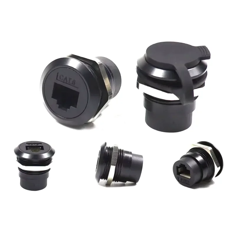 RJ45 Panel Mount Socket Chassis Female to Female Round Adapter
RJ45 Panel Mount Socket Chassis Female to Female Round Adapter