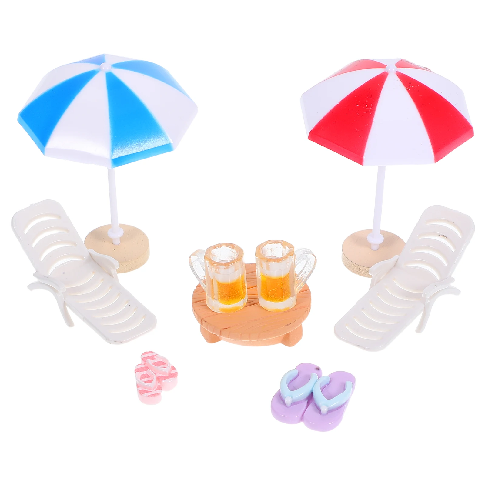 Miniature Beach Decoration Cake Dollhouse Accessories Sized Umbrellas Slippers Chair Scene Furniture
Miniature Beach Decoration Cake Dollhouse Accessories Sized Umbrellas Slippers Chair Scene Furniture