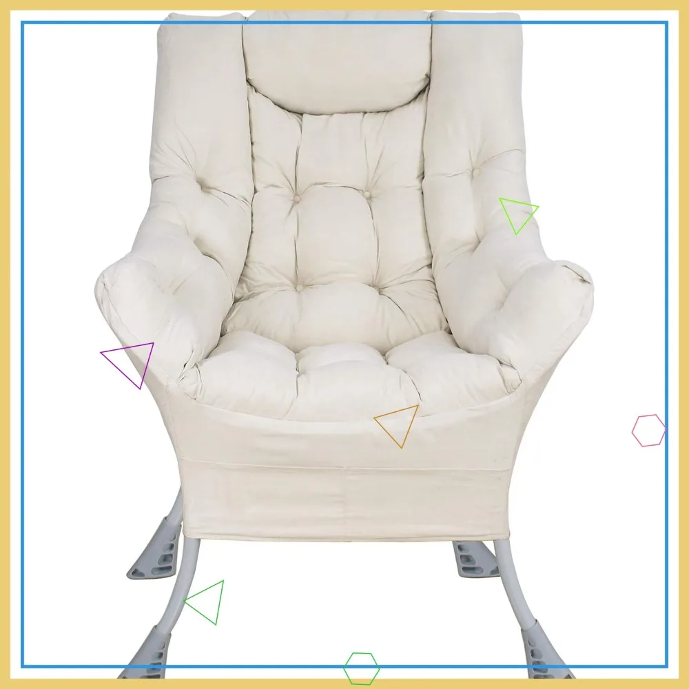 Современное мягкое кресло для гостиной, обитое тканью, с высокой спинкой, белое
Современное мягкое кресло для гостиной, обитое тканью, с высокой спинкой, белое