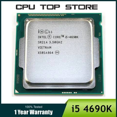 Intel Core CPU i5 4690K 3.5GHz 6MB Quad-Core SR21A Socket LGA 1150 Processor