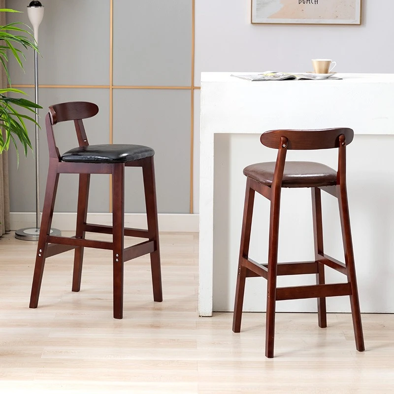 Solid wood bar chair, dining chair, restaurant high stools, simple front desk stools, bar backrest chairs, leisure chairs
Solid wood bar chair, dining chair, restaurant high stools, simple front desk stools, bar backrest chairs, leisure chairs