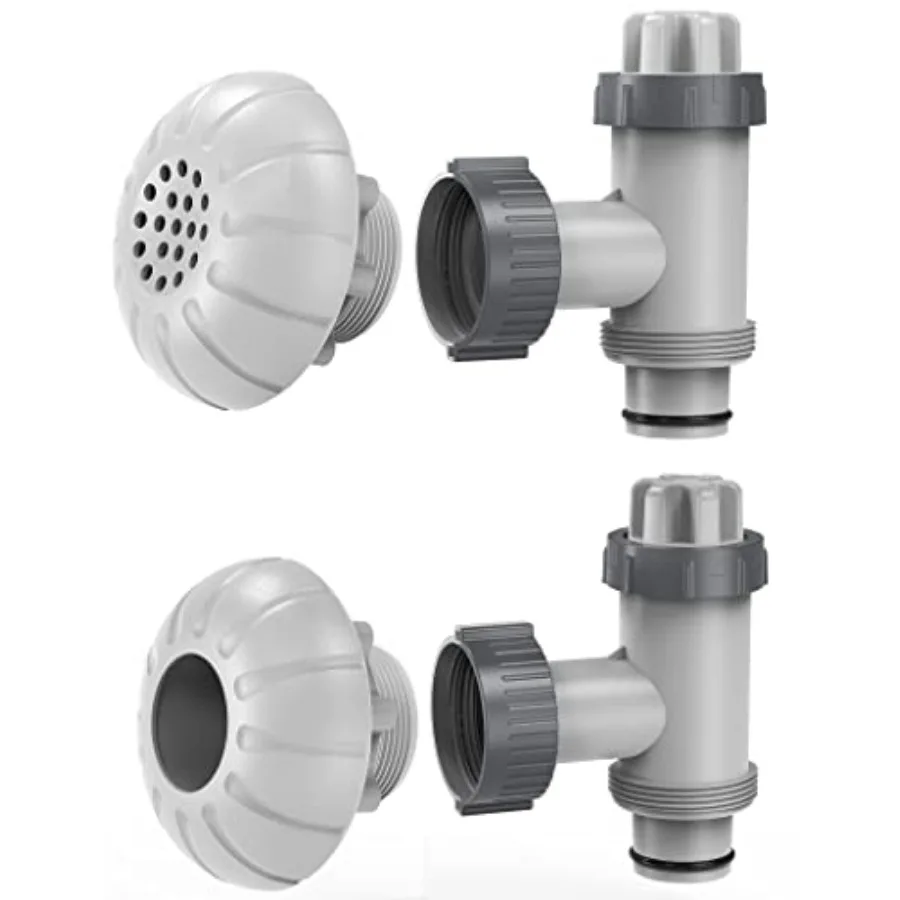 Above Ground Pool Parts Replacement Pool Pump Part for Intex/Bestway/Coleman with Plunger Valve 1.5" Outlet Strainer and Inlet
Above Ground Pool Parts Replacement Pool Pump Part for Intex/Bestway/Coleman with Plunger Valve 1.5" Outlet Strainer and Inlet