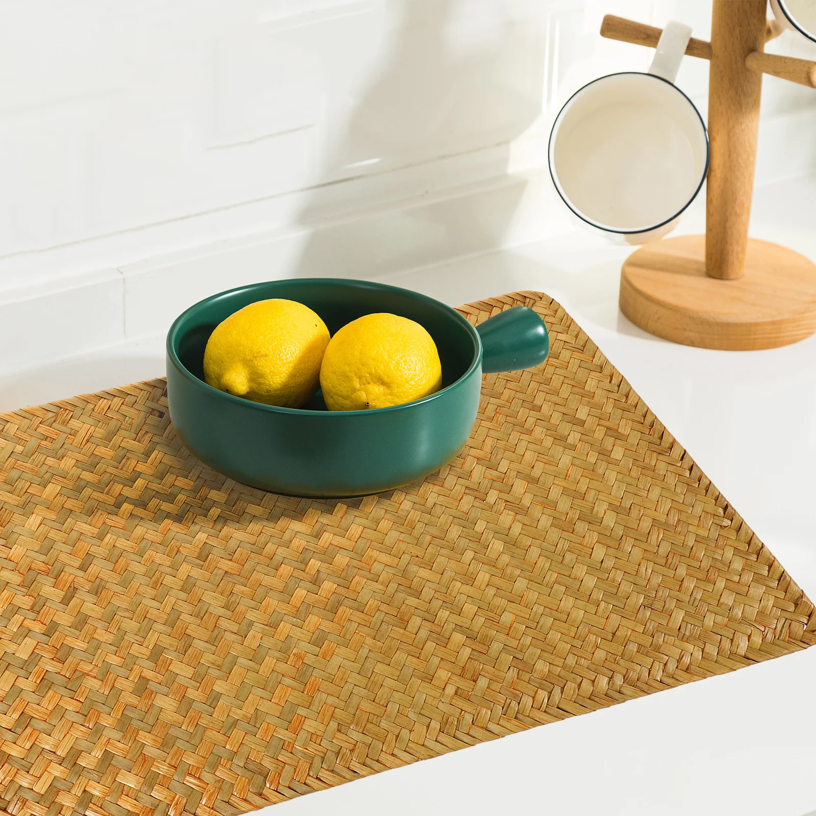 Bamboo Woven Rectangular Placemat Dining Table Mat Oil Proof Heat Resistant for Home Party Coffee Bar Woven Placemat
Bamboo Woven Rectangular Placemat Dining Table Mat Oil Proof Heat Resistant for Home Party Coffee Bar Woven Placemat