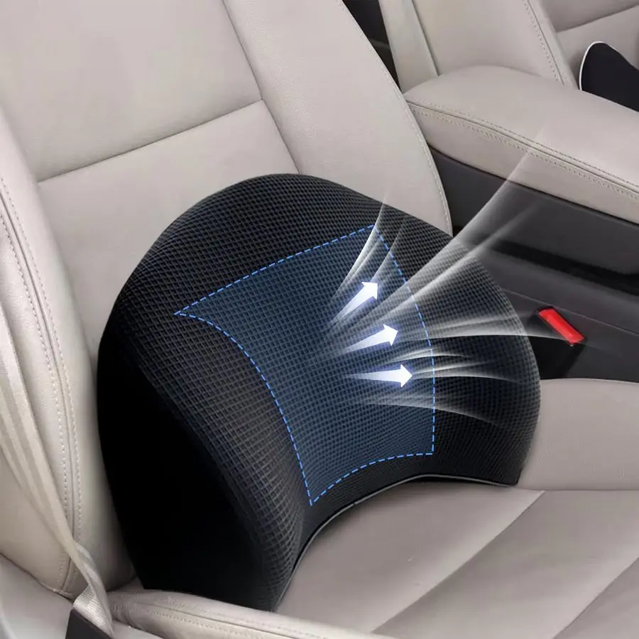 Support Pillow for Car, 100 Memory Foam Lumbar Pillow with Breathable Removable Cover, Ergonomic Design Back Pillow Lumbar Suppo
Support Pillow for Car, 100 Memory Foam Lumbar Pillow with Breathable Removable Cover, Ergonomic Design Back Pillow Lumbar Suppo