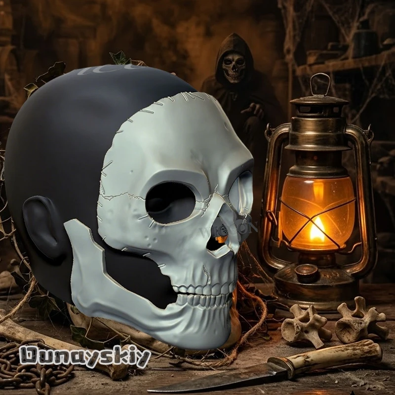 CR6.22*Ghost Full Skull Mask Punk Handsome Cool 3D Polylactic Acid Mask Props Cosplay Halloween Party Roleplay Anime Horror
CR6.22*Ghost Full Skull Mask Punk Handsome Cool 3D Polylactic Acid Mask Props Cosplay Halloween Party Roleplay Anime Horror