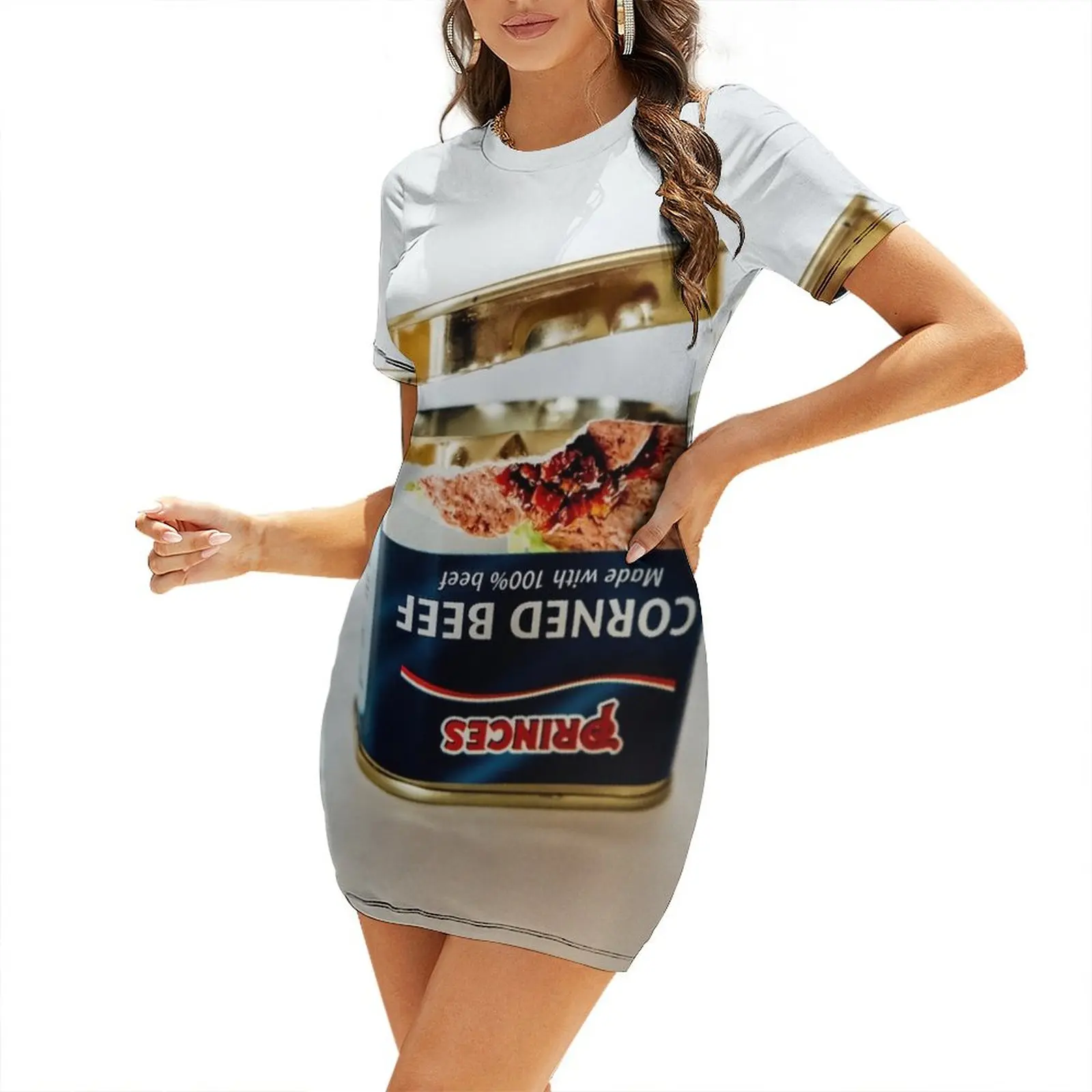Empty Tin Of Corned Beef Short-Sleeved Dress women's fashion dresses woman dress
Empty Tin Of Corned Beef Short-Sleeved Dress women's fashion dresses woman dress