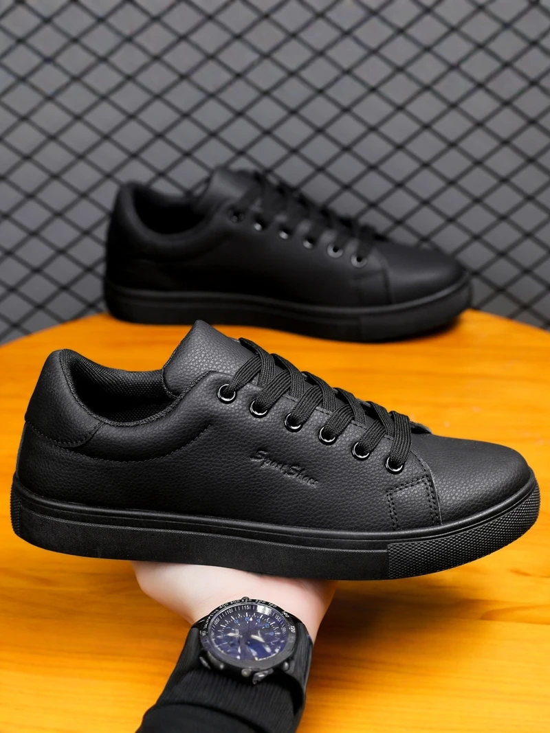 Men's Casual Sport Work Shoes Summer 2026 Trendy Black Versatile Student Chef Shoes Breathable Low Top Rubber Outsole
Men's Casual Sport Work Shoes Summer 2026 Trendy Black Versatile Student Chef Shoes Breathable Low Top Rubber Outsole