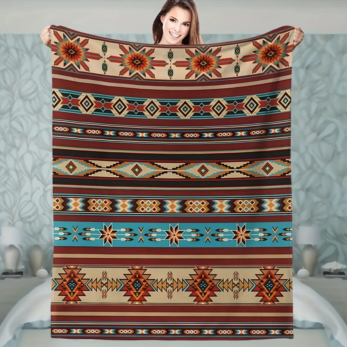 1pc Vintage Route 66 Flannel Blanket - Black/Red/White, Home Decor All-Season Gift
1pc Vintage Route 66 Flannel Blanket - Black/Red/White, Home Decor All-Season Gift