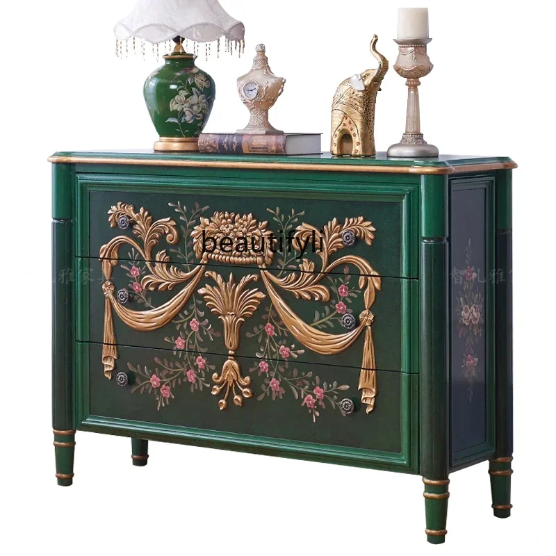 xz1yj Entrance American Light Luxury Entrance Cabinet Living Room Partition Solid Wood Sideboard
xz1yj Entrance American Light Luxury Entrance Cabinet Living Room Partition Solid Wood Sideboard
