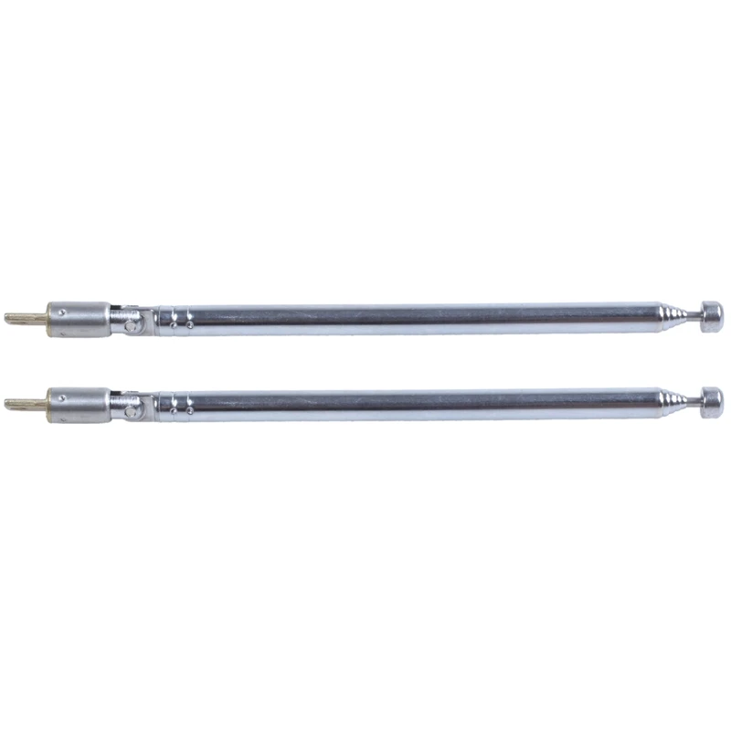 2X Replacement 49Cm 19.3 Inch 6 Sections Telescopic Antenna Aerial For Radio TV
2X Replacement 49Cm 19.3 Inch 6 Sections Telescopic Antenna Aerial For Radio TV