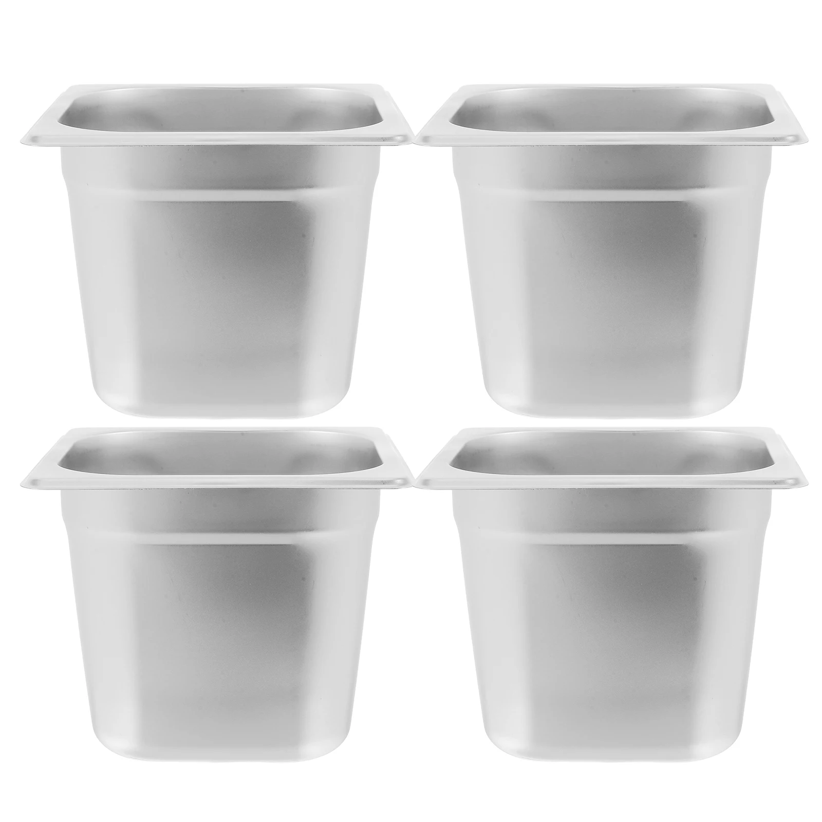 4pcs Stainless Steel Steam Pot 6 Inch Deep Buffet Tray Servers Chafing Dishes Food Warmers Commercial Kitchen Pan
4pcs Stainless Steel Steam Pot 6 Inch Deep Buffet Tray Servers Chafing Dishes Food Warmers Commercial Kitchen Pan