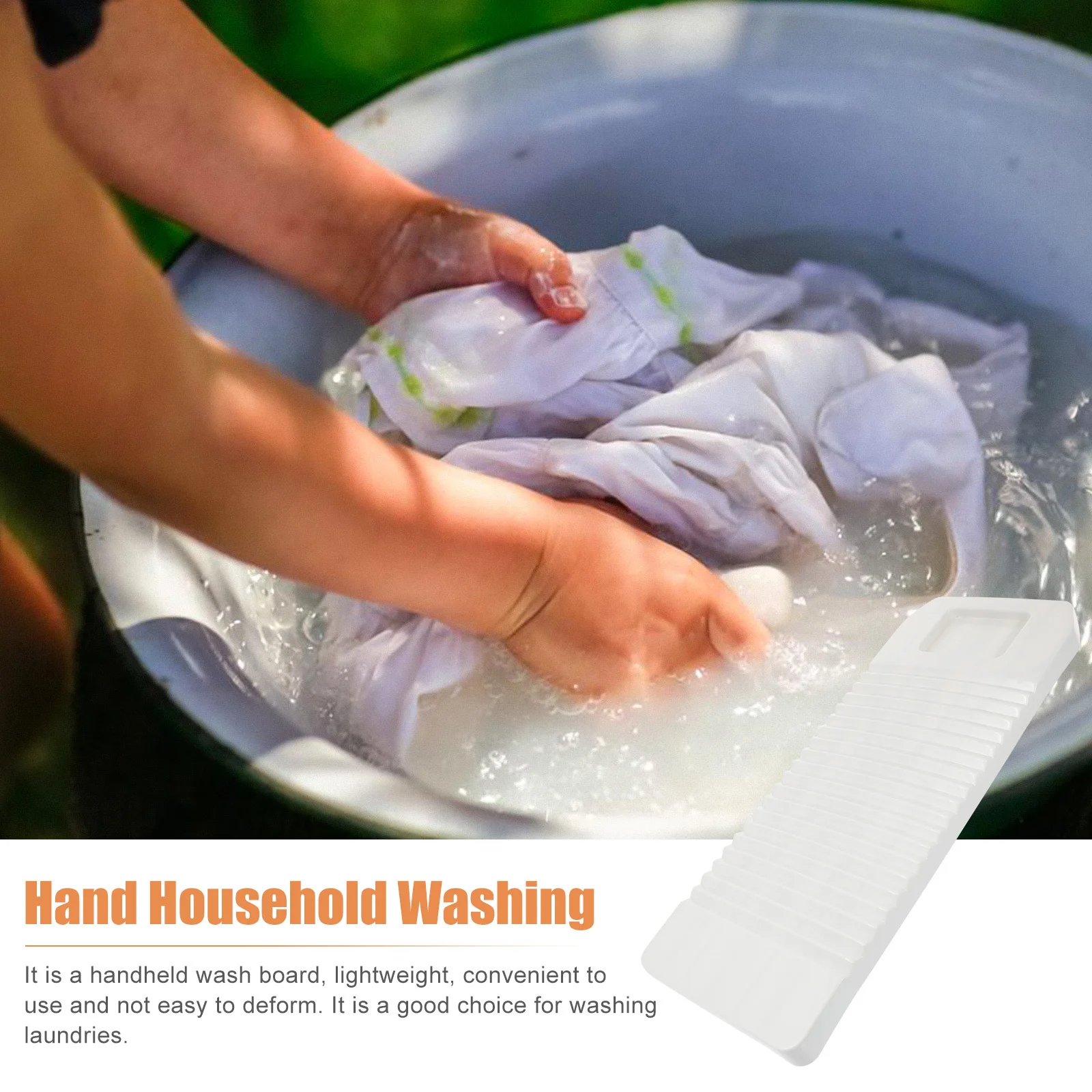 1pc Plastic Washboard Household Laundry Tool Wavy Surface Wear Resistant Hydrophobic Long Service Life Clothes Washing Board For
1pc Plastic Washboard Household Laundry Tool Wavy Surface Wear Resistant Hydrophobic Long Service Life Clothes Washing Board For