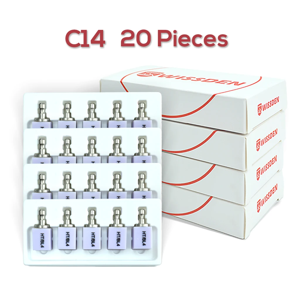 20Pcs Hot Sale Wissden Lithium Disilicate Blocks C14 Dental Glass Ceramic Cubes CAD/CAM
20Pcs Hot Sale Wissden Lithium Disilicate Blocks C14 Dental Glass Ceramic Cubes CAD/CAM