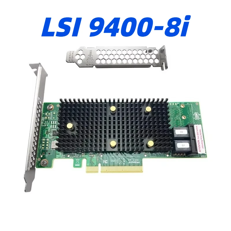 HBA Expansion Card LSI 9400-8i 9400-16i, External RAID Card SAS3408 SAS3416 Disk Array
HBA Expansion Card LSI 9400-8i 9400-16i, External RAID Card SAS3408 SAS3416 Disk Array