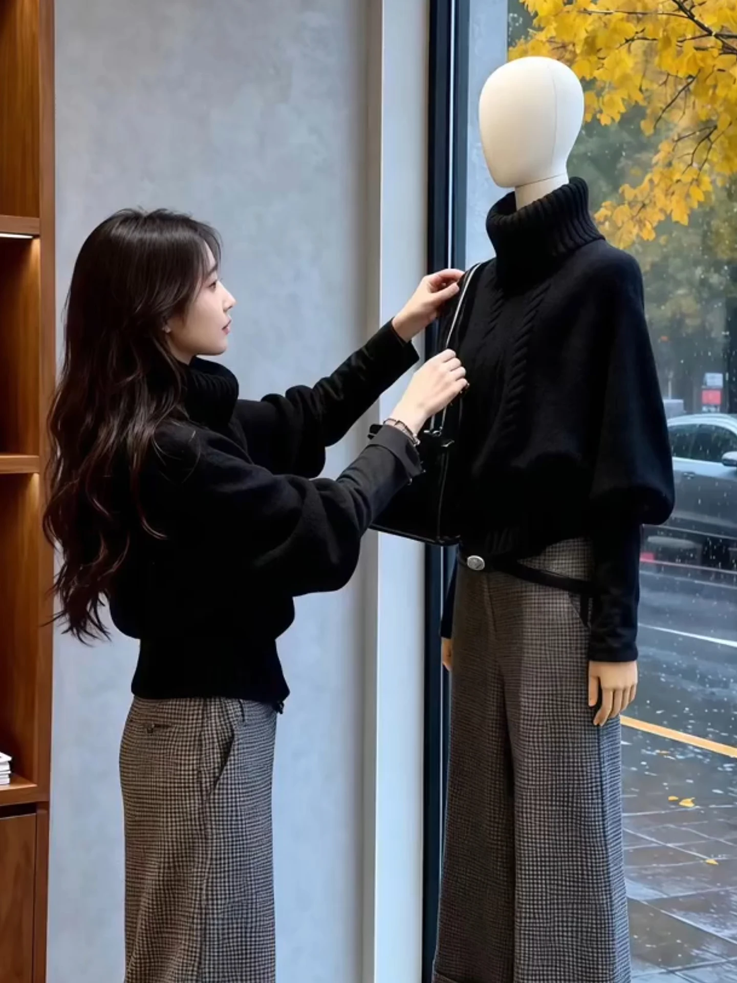 Женский вязаный свитер с высоким воротником, утепленный, модный, повседневный, зимний, элегантный, индивидуальный, очаровательный топ
Женский вязаный свитер с высоким воротником, утепленный, модный, повседневный, зимний, элегантный, индивидуальный, очаровательный топ