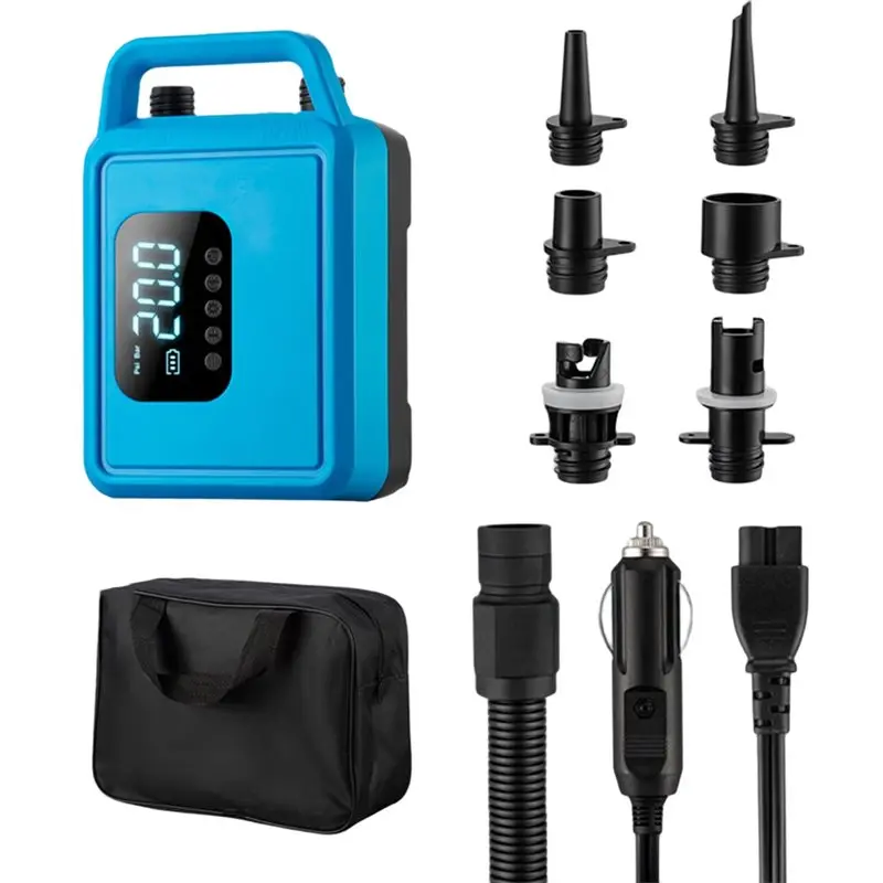 L71A LED Display Auto-Off Intelligent Dual-Stage Inflation Deflation Electric Paddle Board Pump For Kayaks And Boats
L71A LED Display Auto-Off Intelligent Dual-Stage Inflation Deflation Electric Paddle Board Pump For Kayaks And Boats