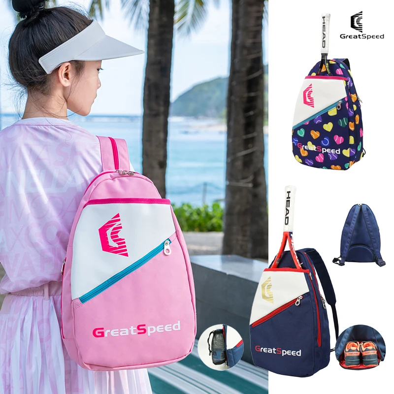 Greatspeed уличный теннисный рюкзак, спортивный большой вместительный теннисный рюкзак на одно плечо, сумка для ракетки, водонепроницаемая сумка для бадминтона 
Greatspeed уличный теннисный рюкзак, спортивный большой вместительный теннисный рюкзак на одно плечо, сумка для ракетки, водонепроницаемая сумка для бадминтона